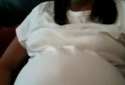 大肚子孕妇视频